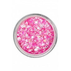 Pressed chunky glitter cream 10 ml  41398 neon pink candy